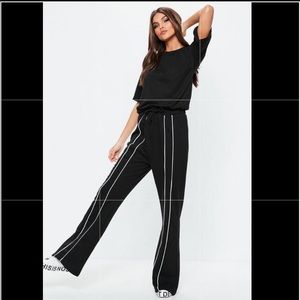 Missguided drawstring tracksuit jumpsuit NWT